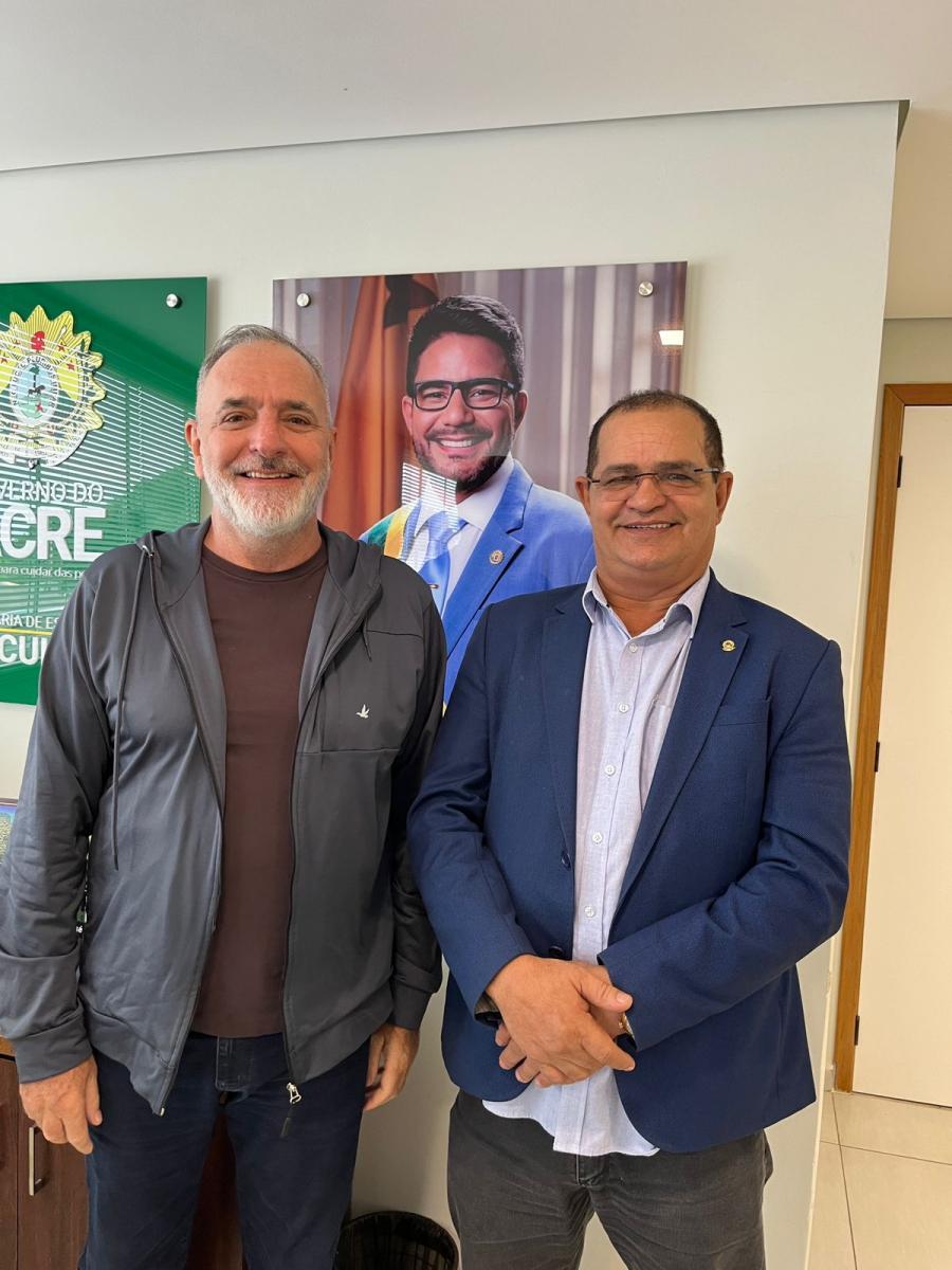 Deputado Tanízio Sá e secretário Luiz Tchê discutem ações para defender os produtores rurais e fortalecer a agricultura familiar no Acre