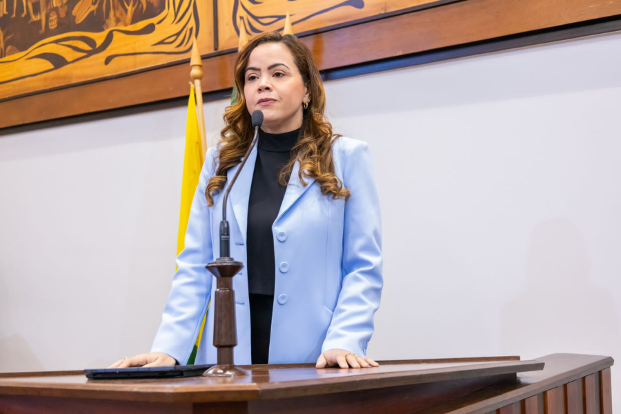 Deputada Dra. Michelle Melo: “o Acre enfrenta sérias dificuldades na educação, na saúde mas a prioridade do governo é outra”, desabafou na ALEAC
