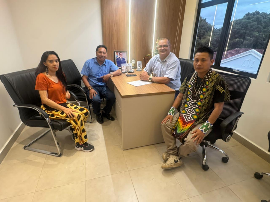 Tanízio Sá recebe lideranças indígenas e reafirma apoio a projeto cultural aprovado pela Lei Rouanet no Acre