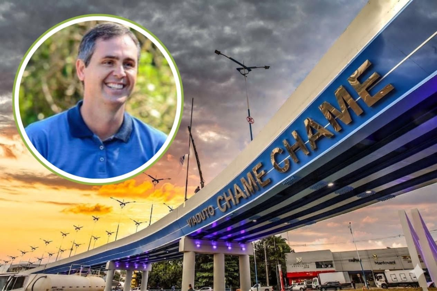 Internautas usam inteligência artificial e fazem montagem trocando nome de elevado de Bocalom para 