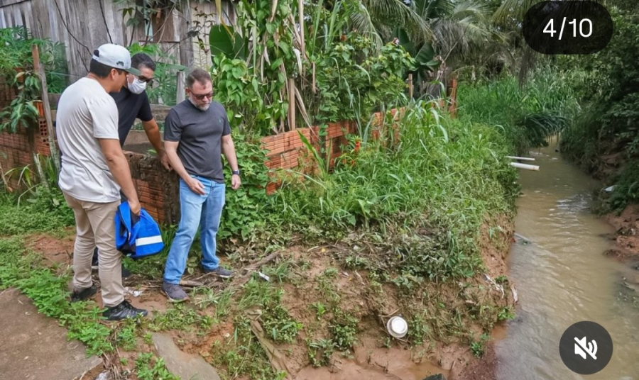 Na contramão de Bocalom, novo prefeito Alysson Bestene visita Baixada da Sobral após enxurradas e quer se aproximar da população