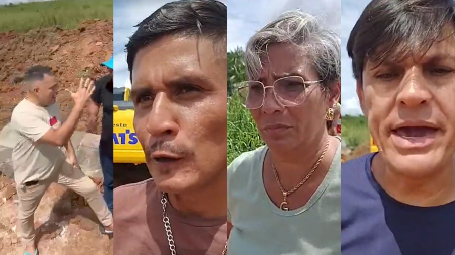 Moradores da Baixada da Sobral barram obra que poderia ampliar os problemas de enxurradas enfrentados pela população