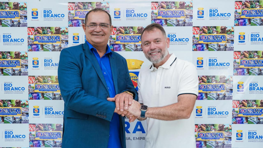 Tanízio Sá visita Prefeitura de Rio Branco e reforça parceria com Alysson Bestene