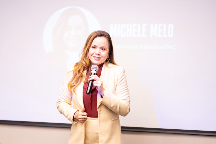 Deputada Michelle Melo palestra em São Paulo para lideranças femininas de todo o Brasil e cita governadora Mailza como exemplo de protagonismo feminino