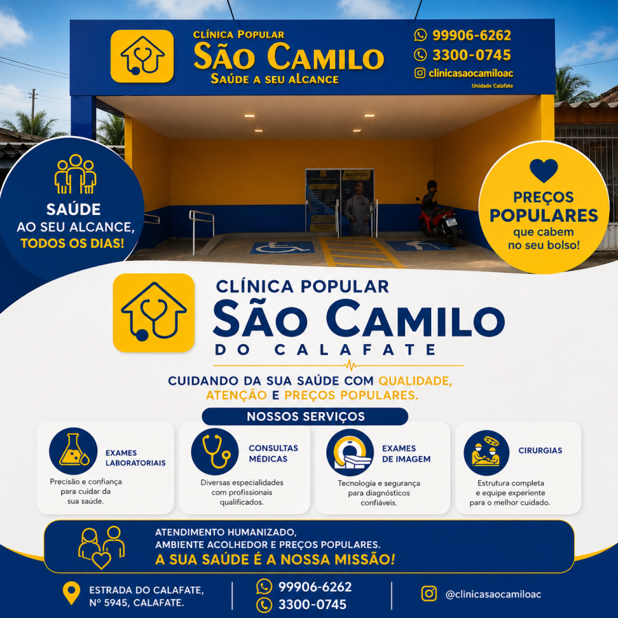Clínica São Camilo do Calafate, o menor preço e melhor atendimento de Rio Branco