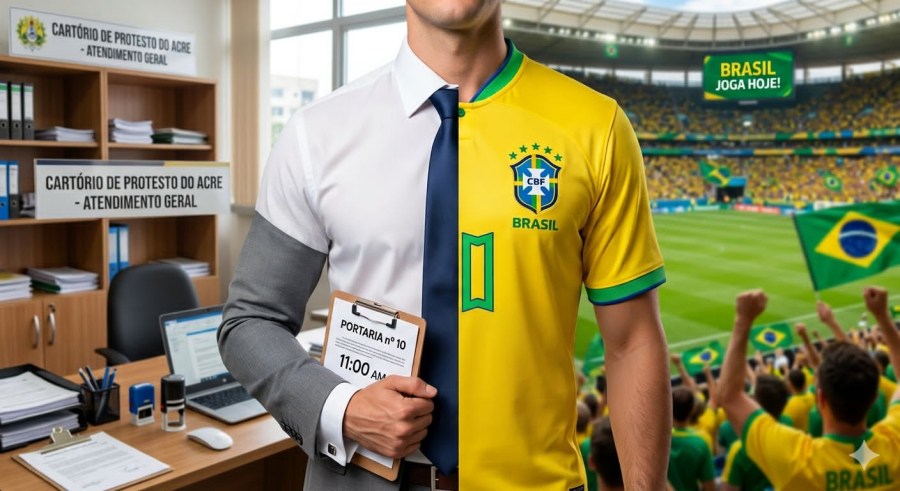 Cartórios vão reduzir expediente no Acre em dia de jogo da Seleção Brasileira
