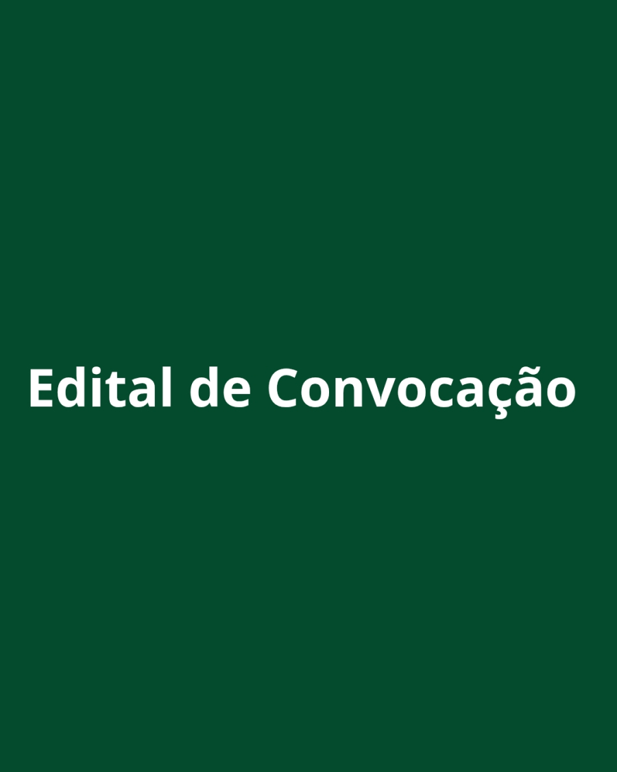 Edital de Convocação 