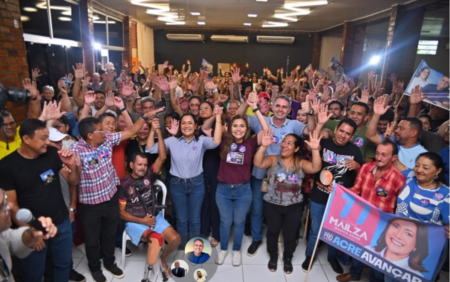 Marcus Alexandre mobiliza multidão de lideranças de vários bairros de Rio Branco em encontro com Mailza Assis e Jéssica Sales
