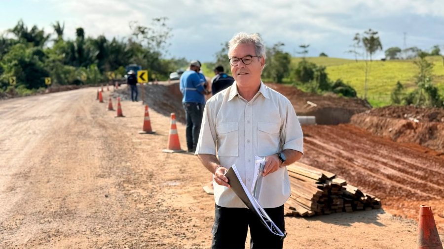 Jorge percorre BR-364 até o Juruá e atesta melhorias feitas com investimentos do Governo Federal