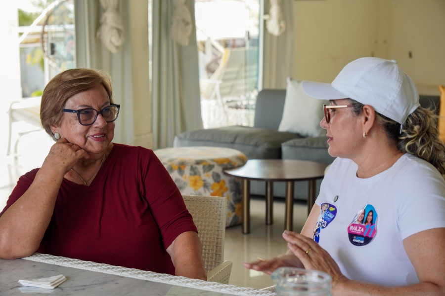 Claire Cameli recebe apoio de Beatriz Cameli em sua caminhada rumo à Aleac