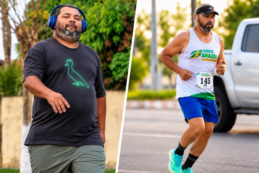Do combate à obesidade às pistas: a inspiradora transformação de Francilenilton Oliveira, o “Pelado