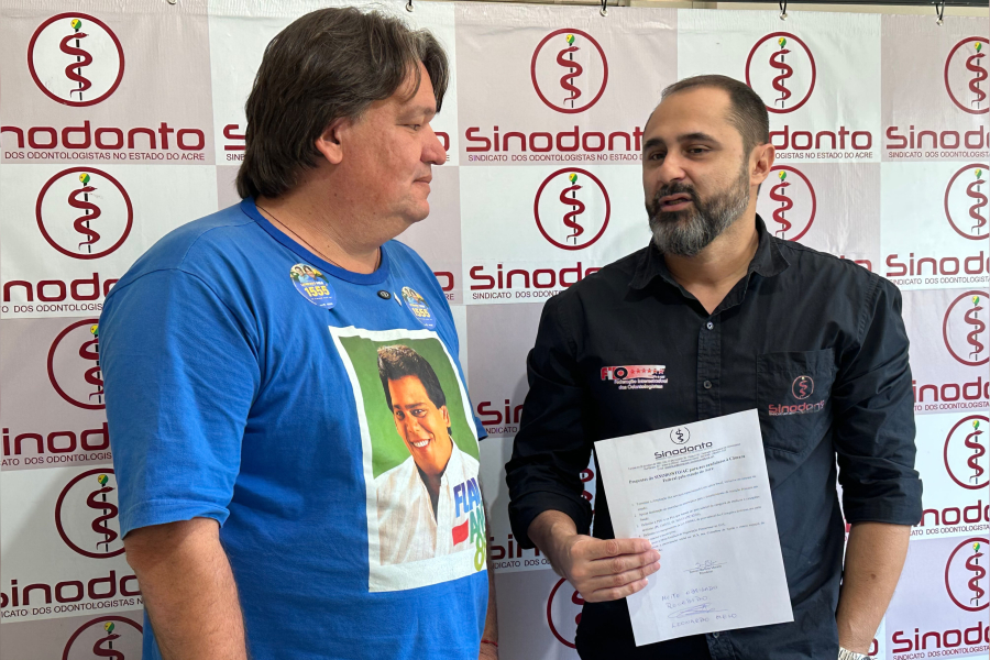 Leonardo Melo se reúne com presidente do SINODONTO e assume compromisso de dialogar com a odontologia acreana