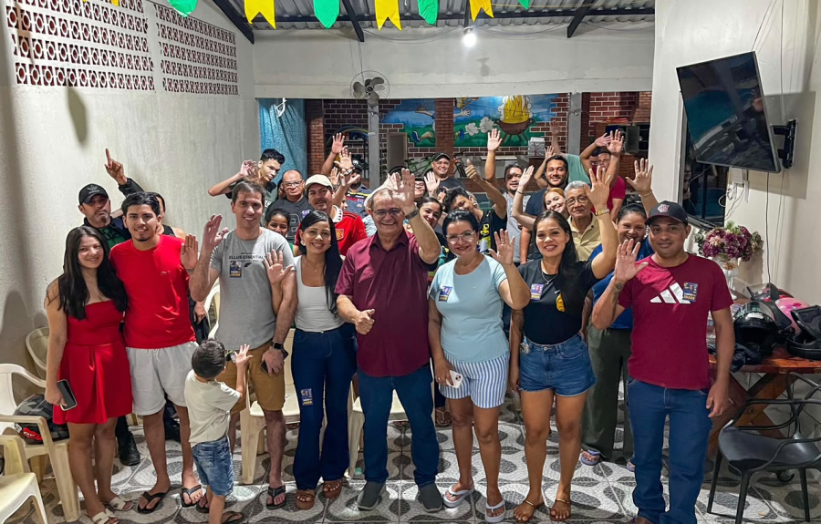 Tanízio Sá fortalece caminhada pela reeleição com apoio de moradores no Ayrton Sena, na Baixada da Sobral 