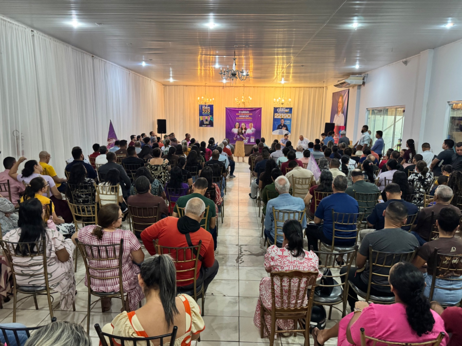 Na reta final de campanha, Cacilda Barbosa amplia mobilização e participa de reuniões lotadas em Rio Branco