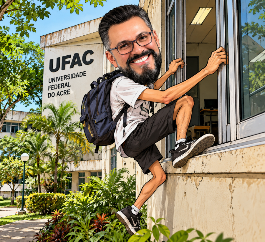 Alan Rick é um dos “janeleiros” expulsos do curso Direito na Ufac pela Justiça